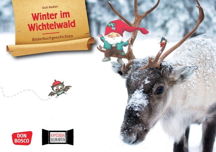 Produktbild: Winter im Wichtelwald. Kamishibai Bildkartenset