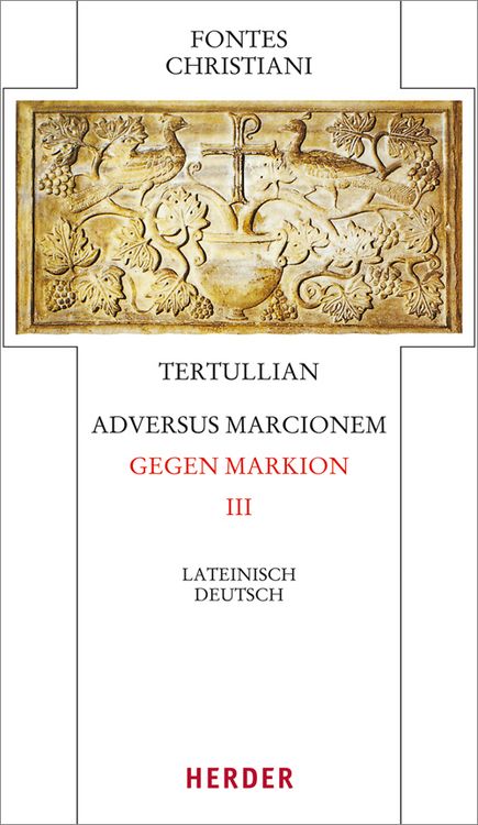 Produktbild: Adversus Marcionem - Gegen Markion III