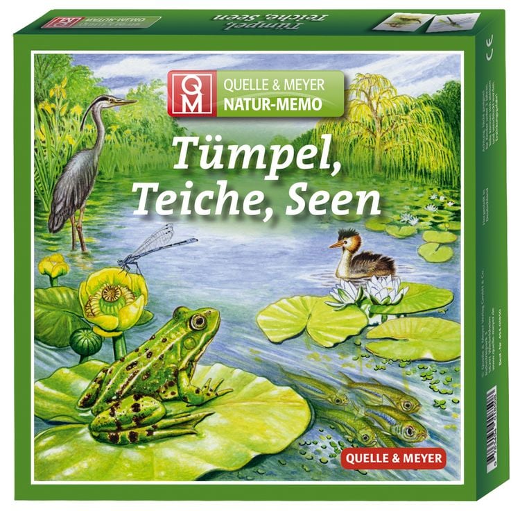 Produktbild: Natur-Memo &bdquo;T&uuml;mpel, Teiche, Seen&ldquo;