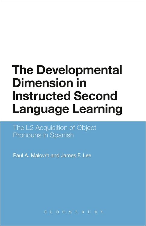 Produktbild: The Developmental Dimension in Instructed Second Language Learning