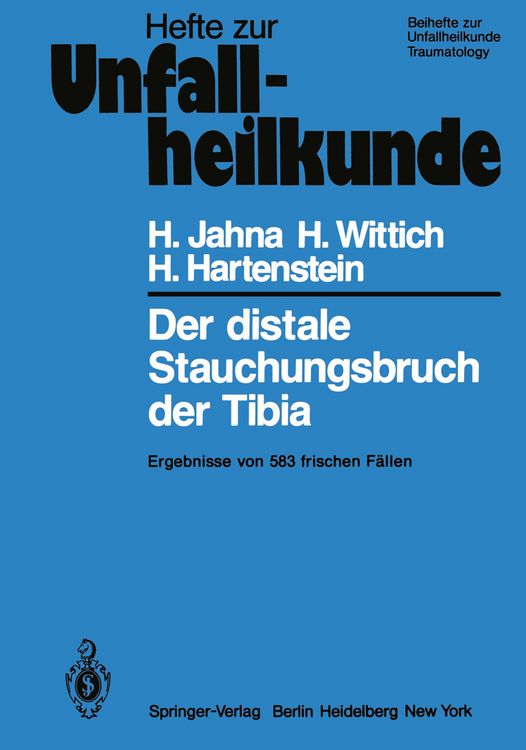 Produktbild: Der distale Stauchungsbruch der Tibia