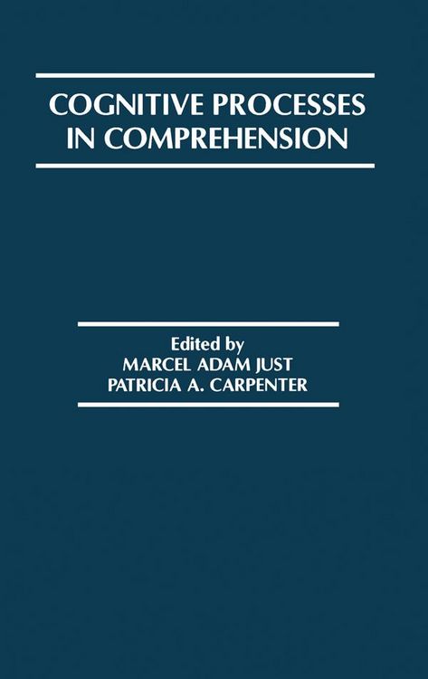 Produktbild: Cognitive Processes in Comprehension