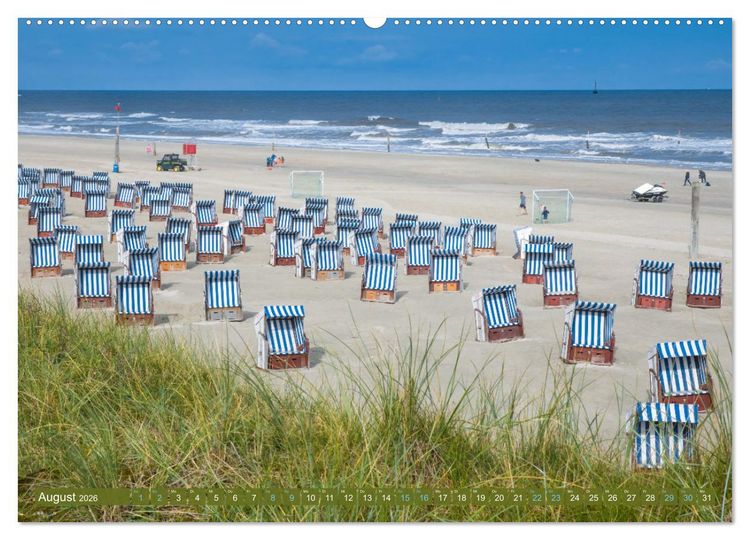 Produktbild: Nordsee Insel Norderney (hochwertiger Premium Wandkalender 2026 DIN A2 quer), Kunstdruck in Hochglanz