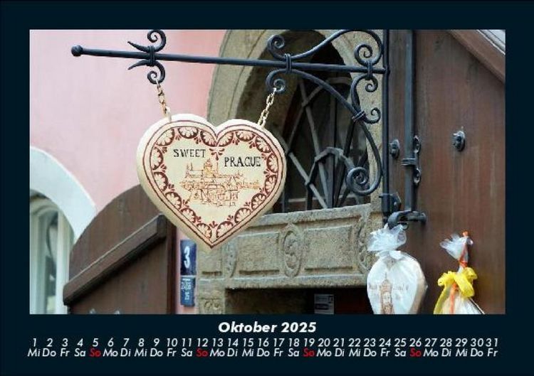 Produktbild: Prag 2025 Fotokalender DIN A5