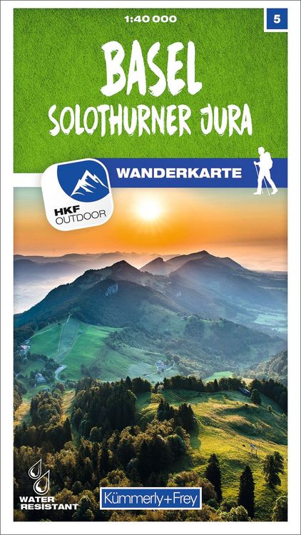 Produktbild: Basel / Solothurner Jura 05 Wanderkarte 1:40 000 matt laminiert