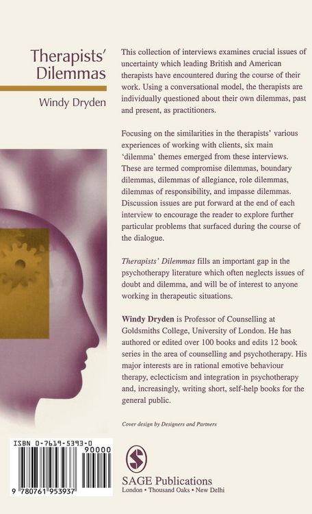 Produktbild: Therapists' Dilemmas