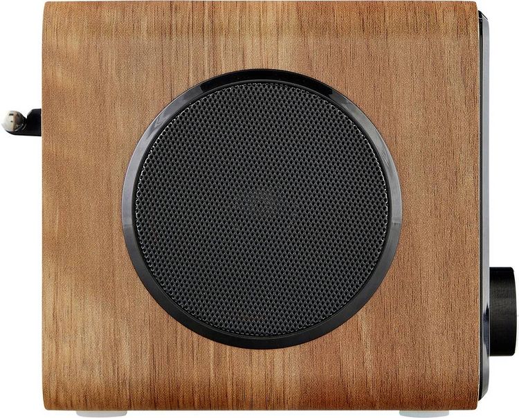 Produktbild: Albrecht DR 865 Tischradio DAB+, UKW AUX Barrierefrei, Inkl. Fernbedienung, Tastensperre, Weckfunktion Holz (dunkel)