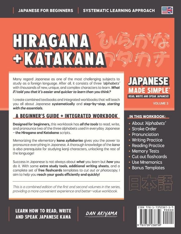 Produktbild: Learning Hiragana and Katakana - Beginner's Guide and Integrated Workbook | Learn how to Read, Write and Speak Japanese