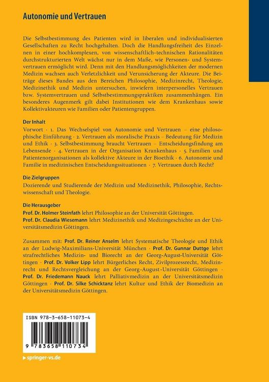 Produktbild: Autonomie und Vertrauen