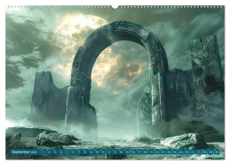 Produktbild: Mystische r&auml;tselhafte Orte (hochwertiger Premium Wandkalender 2026 DIN A2 quer), Kunstdruck in Hochglanz