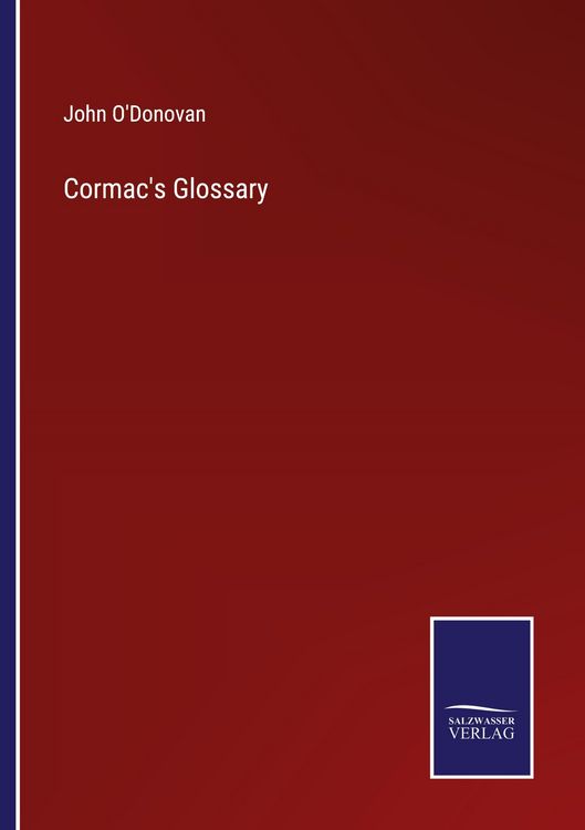 Produktbild: Cormac's Glossary