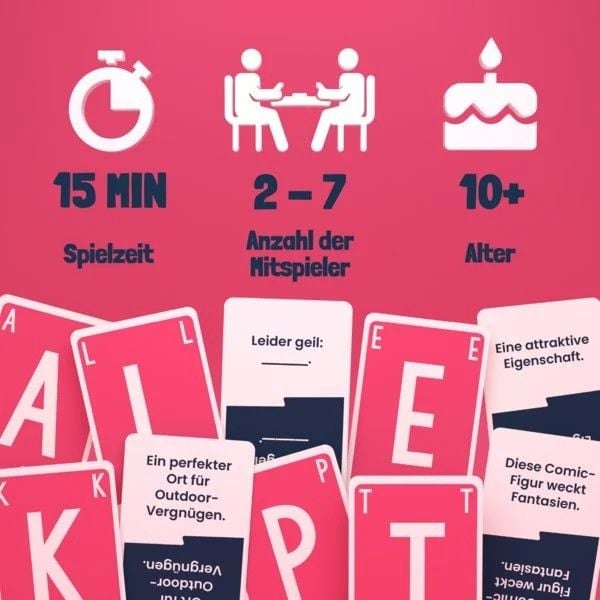 Produktbild: QuickStop - Das Buchstaben-Duell - Party-Edition
