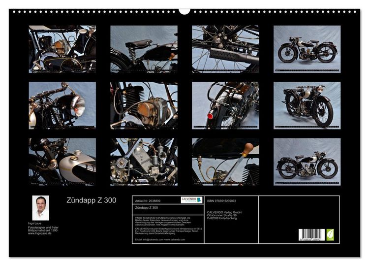Produktbild: Z&uuml;ndapp Z 300 (Wandkalender 2026 DIN A2 quer), CALVENDO Monatskalender
