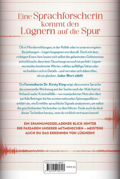 Produktbild: Die Sprache der L&uuml;ge