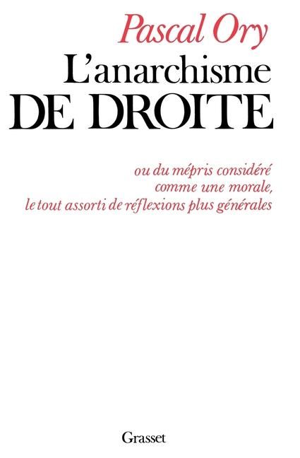 Produktbild: L'anarchisme de droite