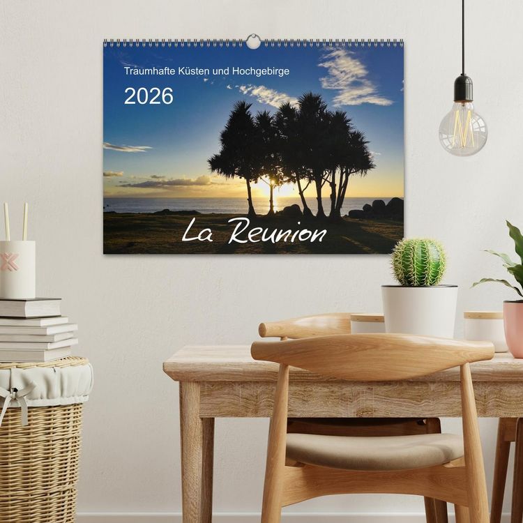 Produktbild: La Reunion - Traumhafte K&uuml;sten und Hochgebirge (Wandkalender 2026 DIN A3 quer), CALVENDO Monatskalender