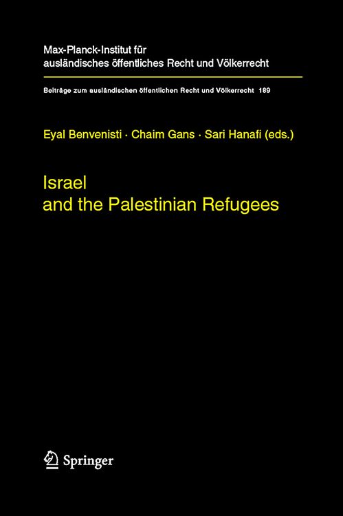 Produktbild: Israel and the Palestinian Refugees