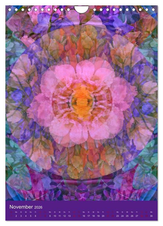 Produktbild: Meditative Pflanzenmandalas (Wandkalender 2026 DIN A4 hoch), CALVENDO Monatskalender