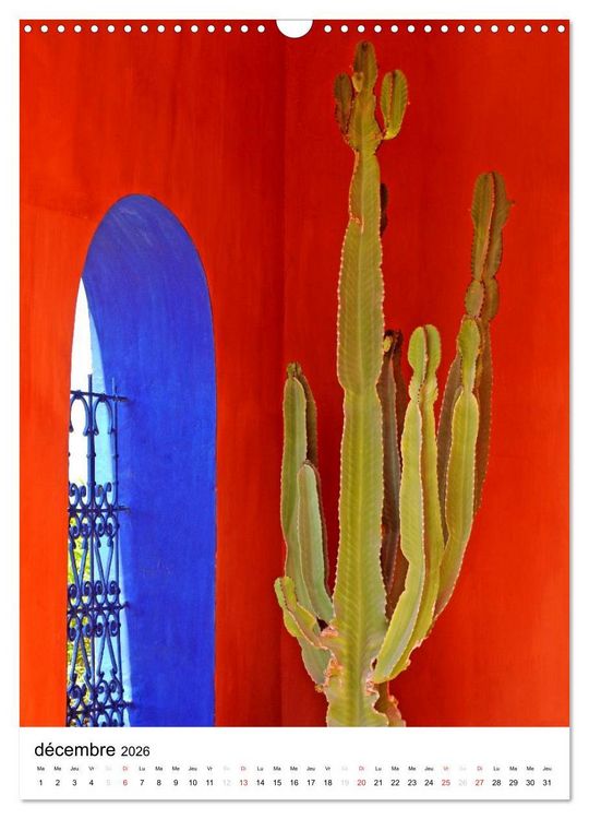 Produktbild: Couleurs MAROC (Calendrier mural 2026 DIN A3 horizontal), CALVENDO calendrier mensuel