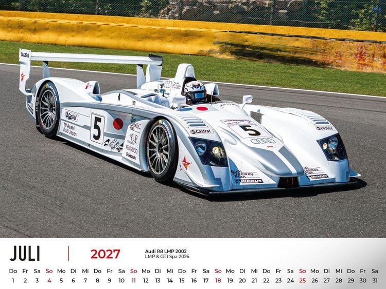Produktbild: Audi im Rennsport Kalender 2027