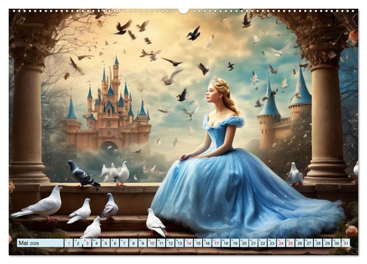 Produktbild: Im Reich der M&auml;rchen, Mythen und Legenden (hochwertiger Premium Wandkalender 2026 DIN A2 quer), Kunstdruck in Hochglanz
