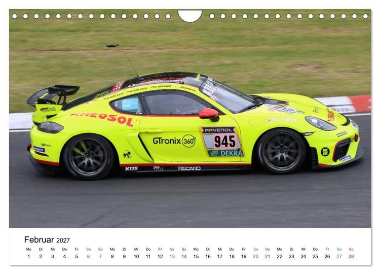 Produktbild: Motorsport aus Zuffenhausen (Wandkalender 2027 DIN A4 quer), CALVENDO Monatskalender