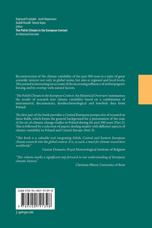 Produktbild: The Polish Climate in the European Context: An Historical Overview