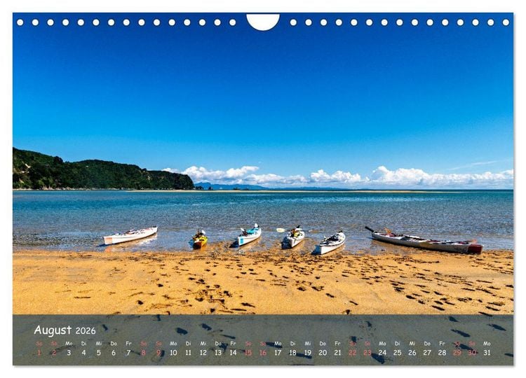 Produktbild: Magische Orte: Neuseeland (Wandkalender 2026 DIN A4 quer), CALVENDO Monatskalender