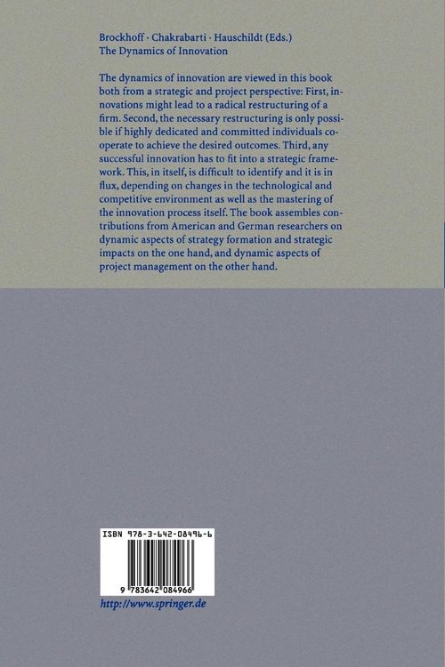 Produktbild: The Dynamics of Innovation