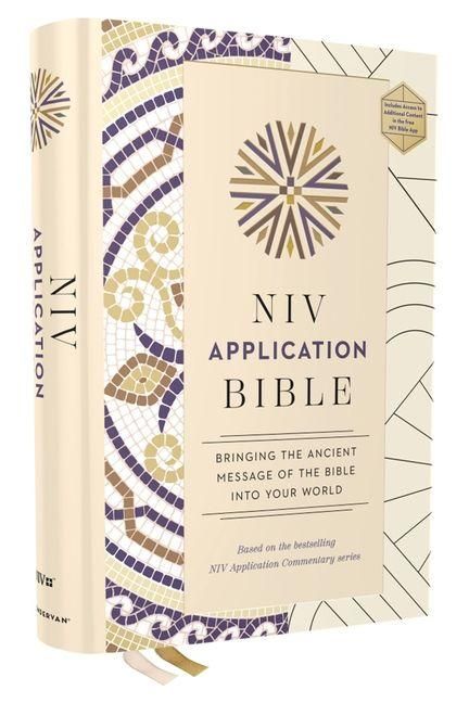 Produktbild: NIV Application Bible, Hardcover, Multi-Cream, Red Letter, Comfort Print
