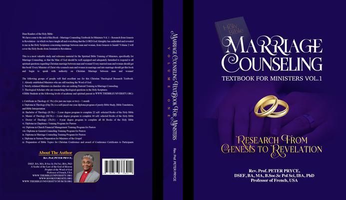 Produktbild: Marriage Counseling Textbook For Ministers Vol. 1