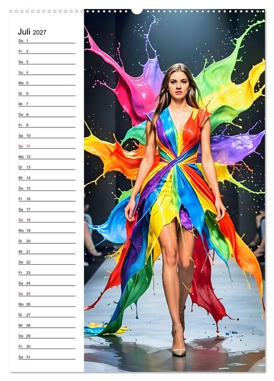 Produktbild: Impossible Couture - Futuristische Mode jenseits von Schwerkraft und Realit&auml;t (Wandkalender 2027 DIN A2 hoch), CALVENDO Monatskalender