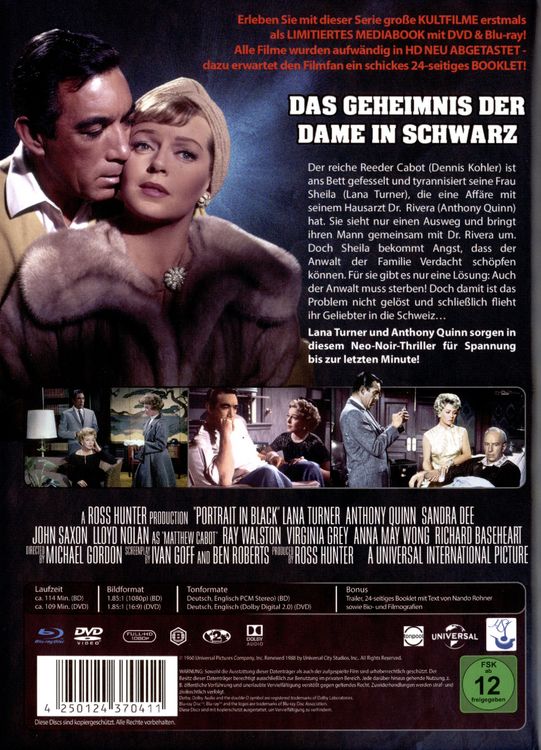 Produktbild: Das Geheimnis der Dame in schwarz - Mediabook (+ DVD)