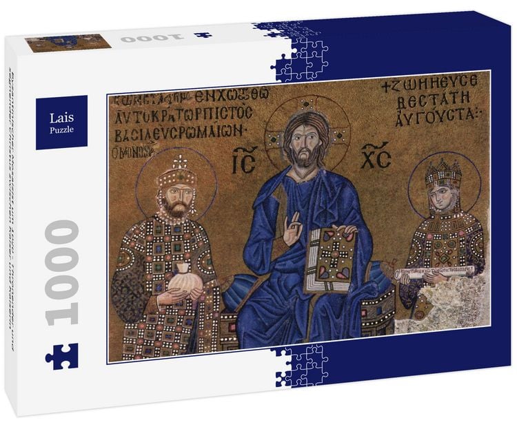 Produktbild: Lais Puzzle Byzantinischer Mosaizist um 1020 - Thronender und segnender Christus zwischen Kaiser und Kaiserin 1000 Teile
