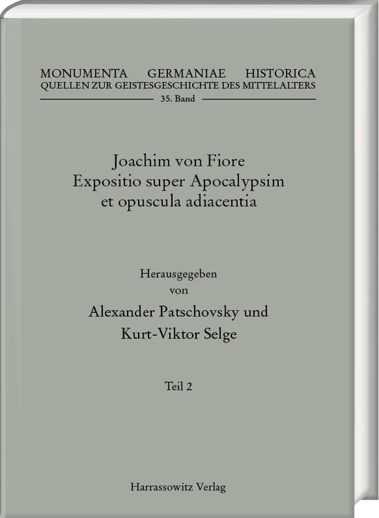 Produktbild: Joachim von Fiore, Expositio super Apocalypsim et opuscula adiacentia