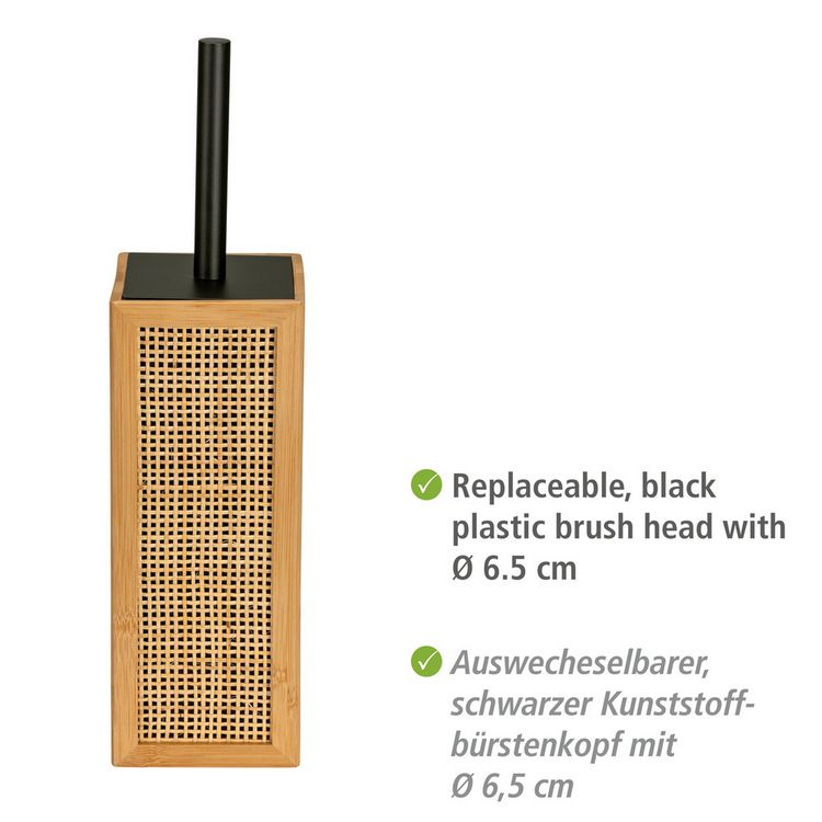 Produktbild: WC-Garnitur Mod. Allegre, aus Bambus und Rattan