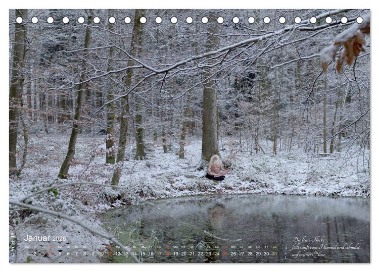 Produktbild: HAIKU AM TEICH (Tischkalender 2026 DIN A5 quer), CALVENDO Monatskalender