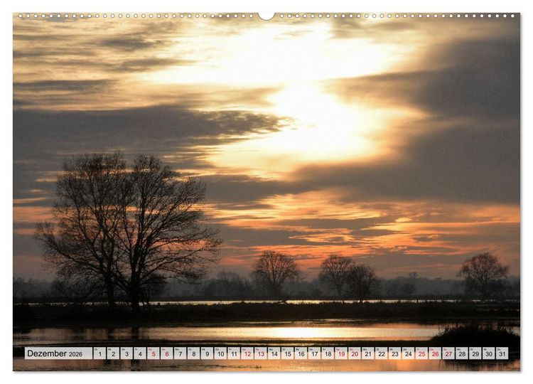 Produktbild: Hochwasser als Teil der Umwelt (hochwertiger Premium Wandkalender 2026 DIN A2 quer), Kunstdruck in Hochglanz