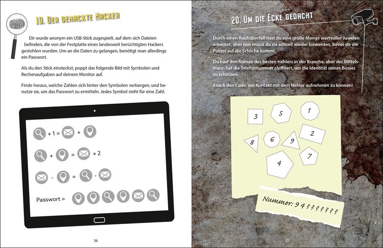 Produktbild: Das perfekte Verbrechen-Rätselbuch