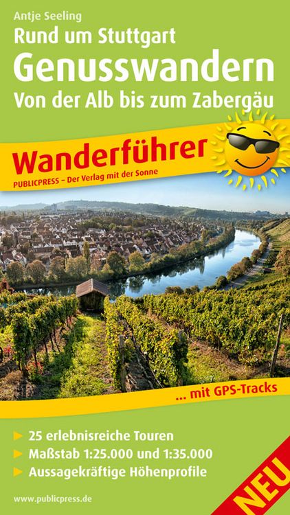 Produktbild: Publicpress sonstige F&uuml;hrer Rund um Stuttgart Genusswandern, Von der Alb bis zum Zaberg&auml;u