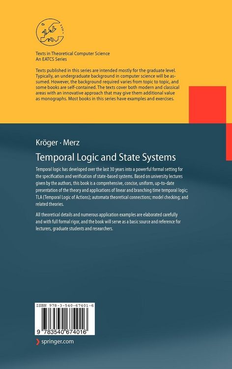 Produktbild: Temporal Logic and State Systems