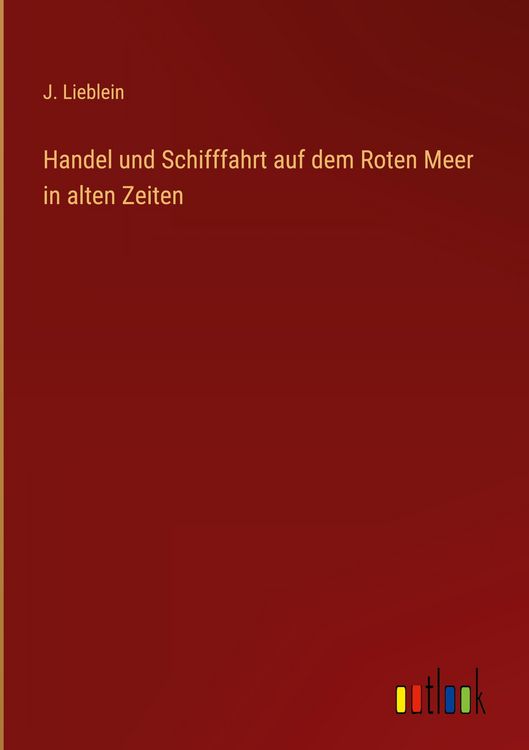 Produktbild: Handel und Schifffahrt auf dem Roten Meer in alten Zeiten