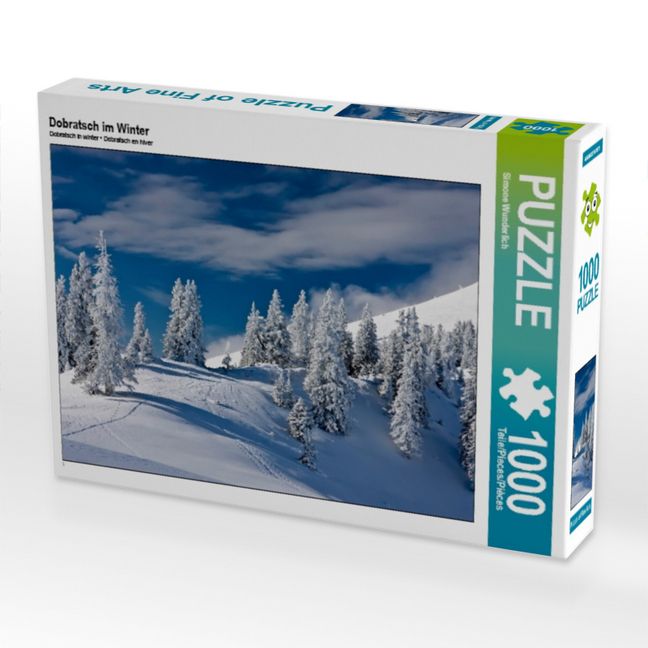 Produktbild: CALVENDO Puzzle Dobratsch im Winter | 1000 Teile Lege-Gr&ouml;&szlig;e 64x48cm Foto-Puzzle f&uuml;r gl&uuml;ckliche Stunden