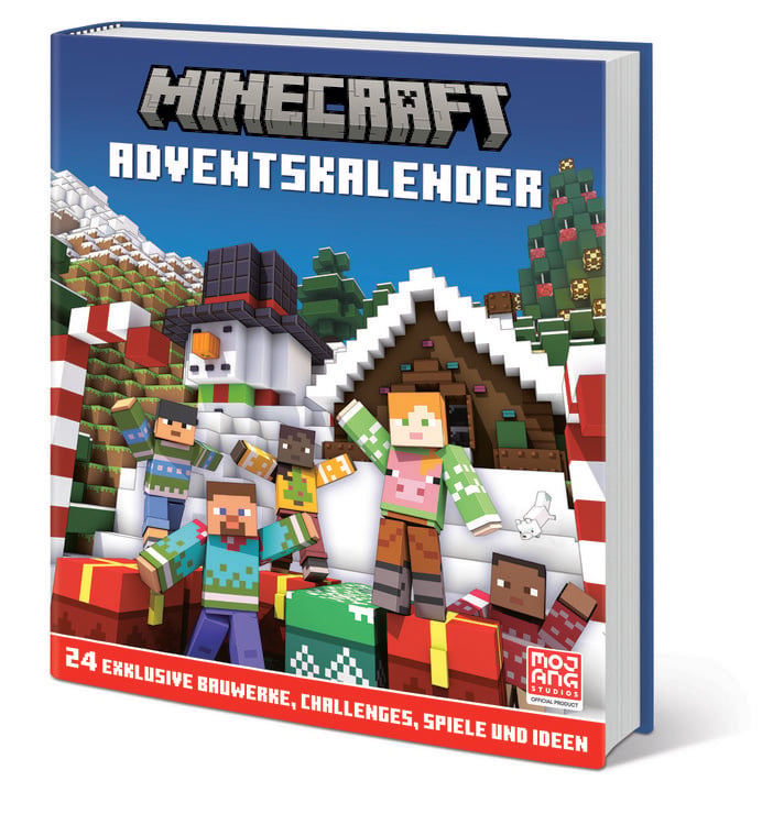 Produktbild: Minecraft Adventskalender. 24 exklusive Bauwerke, Challenges, Spiele und Ideen