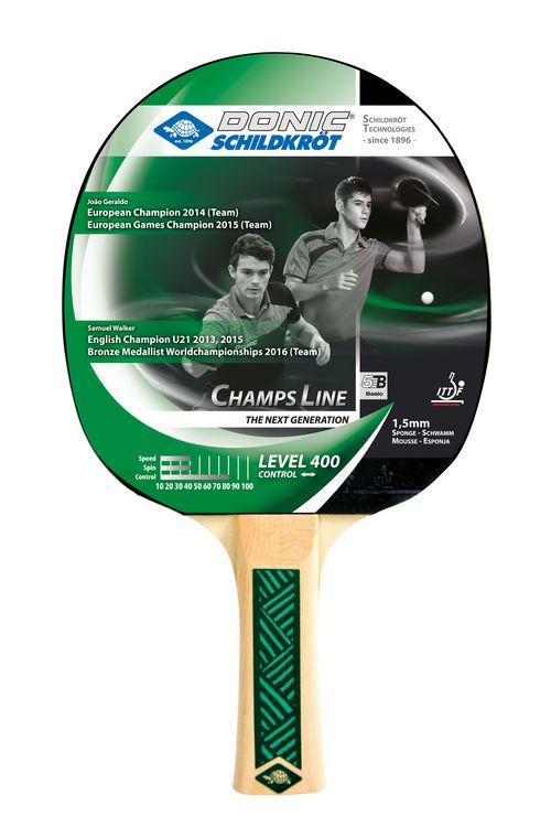 Produktbild: Tischtennis Schl&auml;ger Champs Line 400, One Size