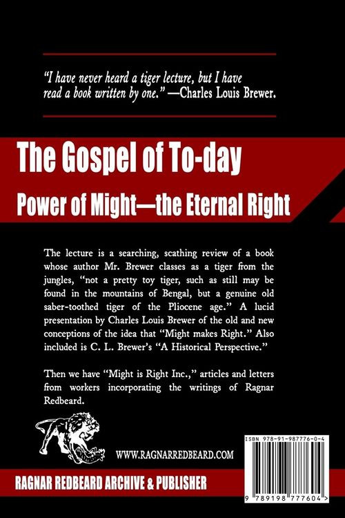 Produktbild: The Gospel of To-day