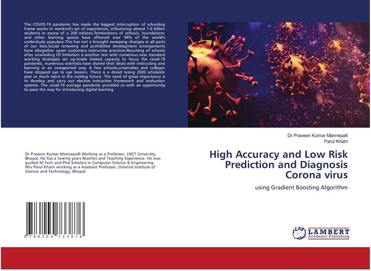 Produktbild: High Accuracy and Low Risk Prediction and Diagnosis Corona virus