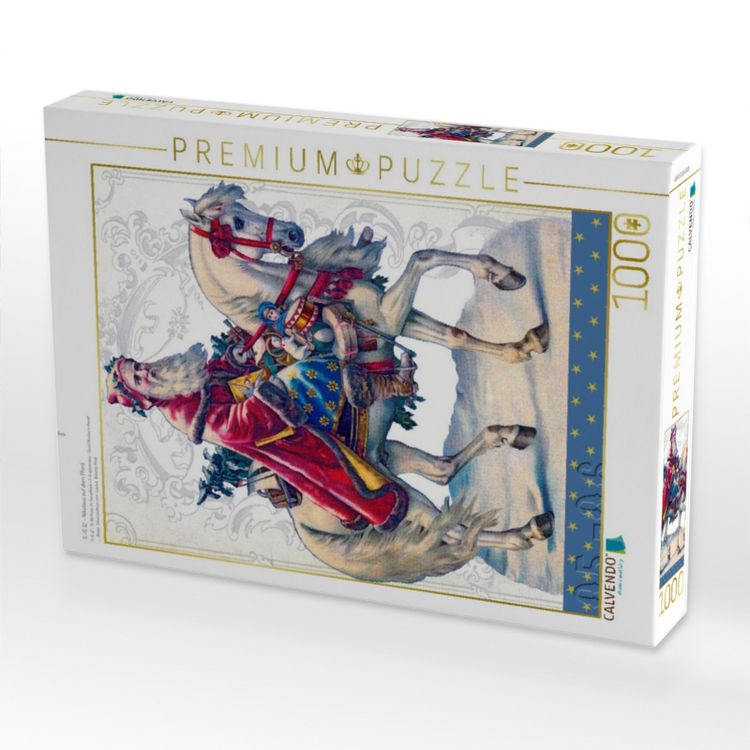 Produktbild: CALVENDO Puzzle 5.-6. 12. - Nikolaus auf dem Pferd | 1000 Teile Lege-Gr&ouml;&szlig;e 64x48cm Foto-Puzzle f&uuml;r gl&uuml;ckliche Stunden