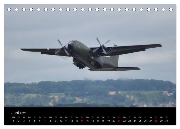 Produktbild: Milit&auml;r Air-Cargo (Tischkalender 2026 DIN A5 quer), CALVENDO Monatskalender