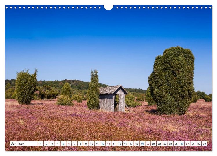 Produktbild: L&uuml;neburger Heide &ndash; Im Wandel der Jahreszeiten (Wandkalender 2027 DIN A3 quer), CALVENDO Monatskalender